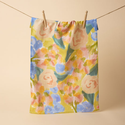 Posies Tea Towel